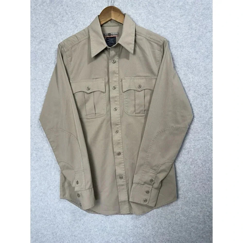 5.11 Tactical Shirt Stryke Ripstop Zipper Flex-Tac Wool Blend Performance Sz Sm